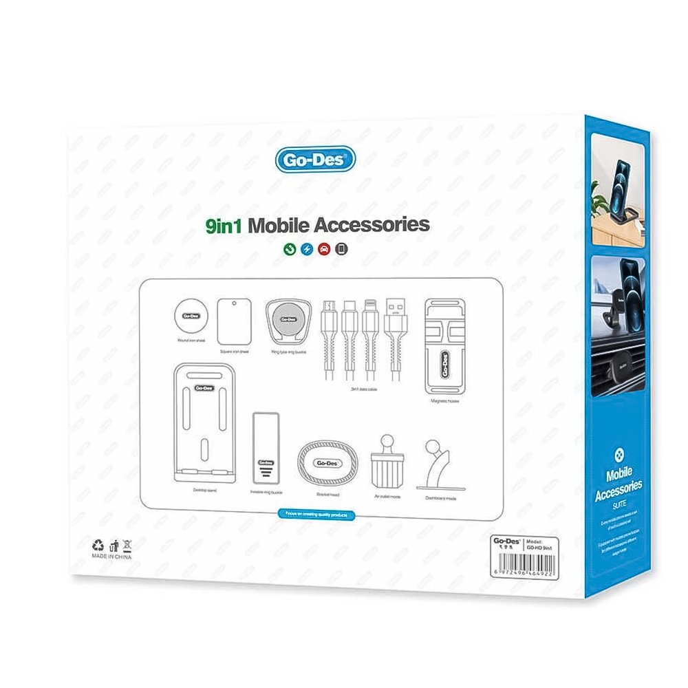 مجموعة اكسسورات الجوال 9 في 1 - Image 4