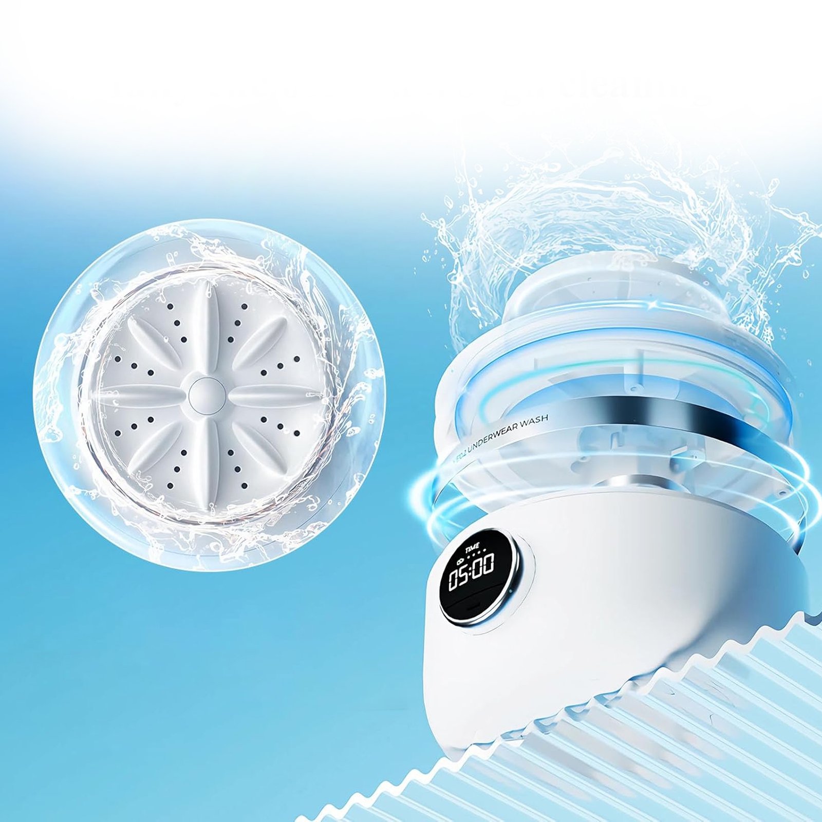 غسالة الجوارب و الهدوم الداخليه المحمولة العملية - Image 6