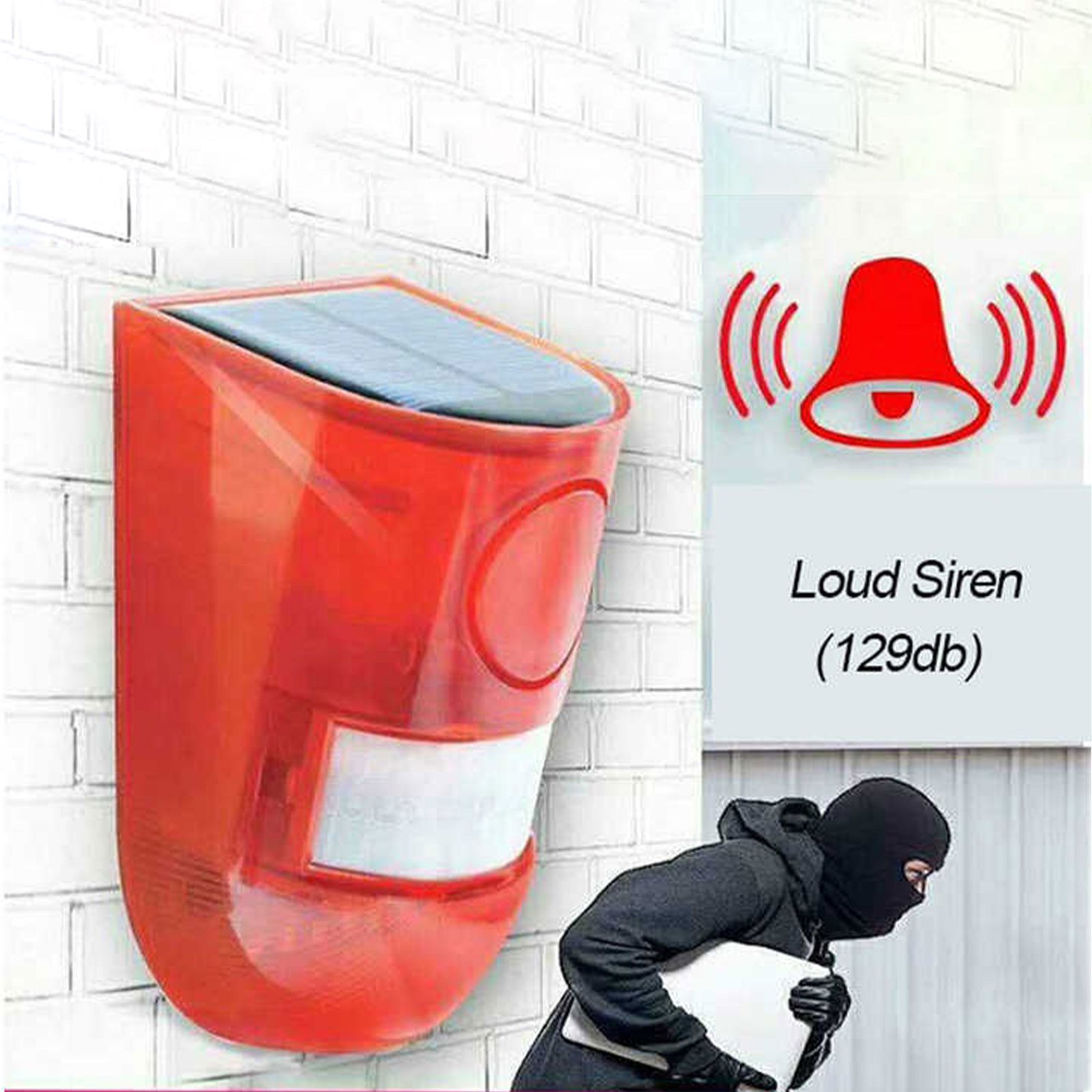 • جهاز إنذار حركة يعمل بالطاقة الشمسية لحماية المنزل والعمل - Image 3