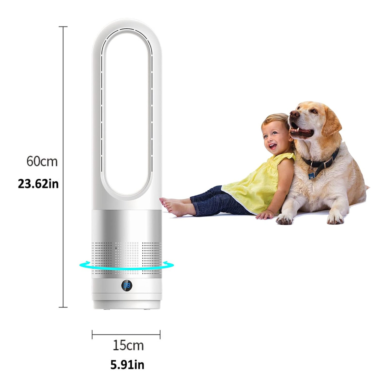 مروحة ومنقي هواء بدون شفرات - Image 2