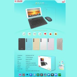 •  بكيبورد و ماوس تابلت Z FOLD (ضمان 6 شهور)