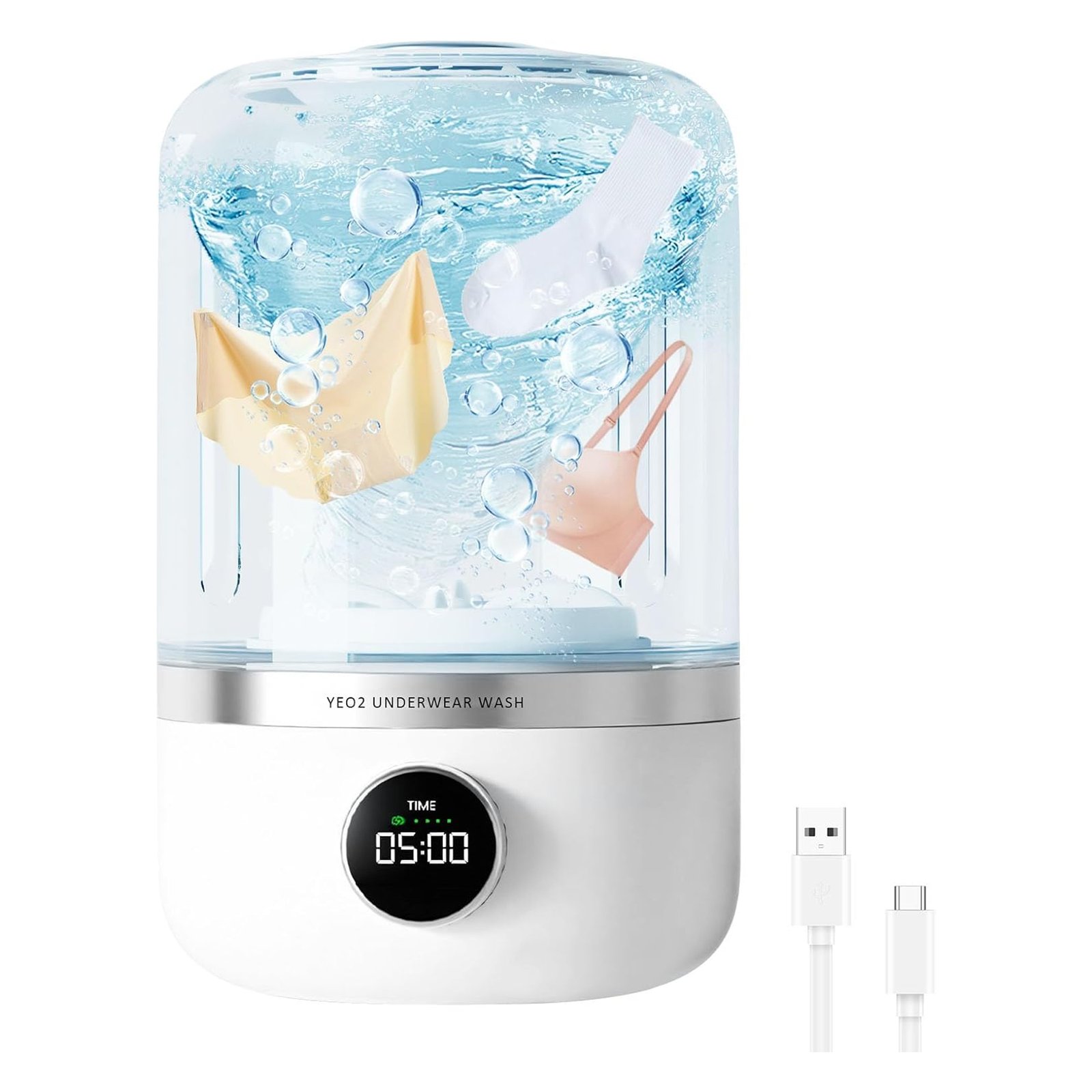 غسالة الجوارب و الهدوم الداخليه المحمولة العملية - Image 4