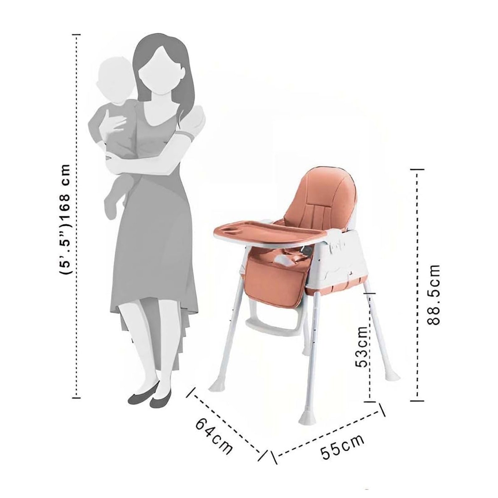 • عربة وكرسي للأطفال 2 في 1 - Image 2