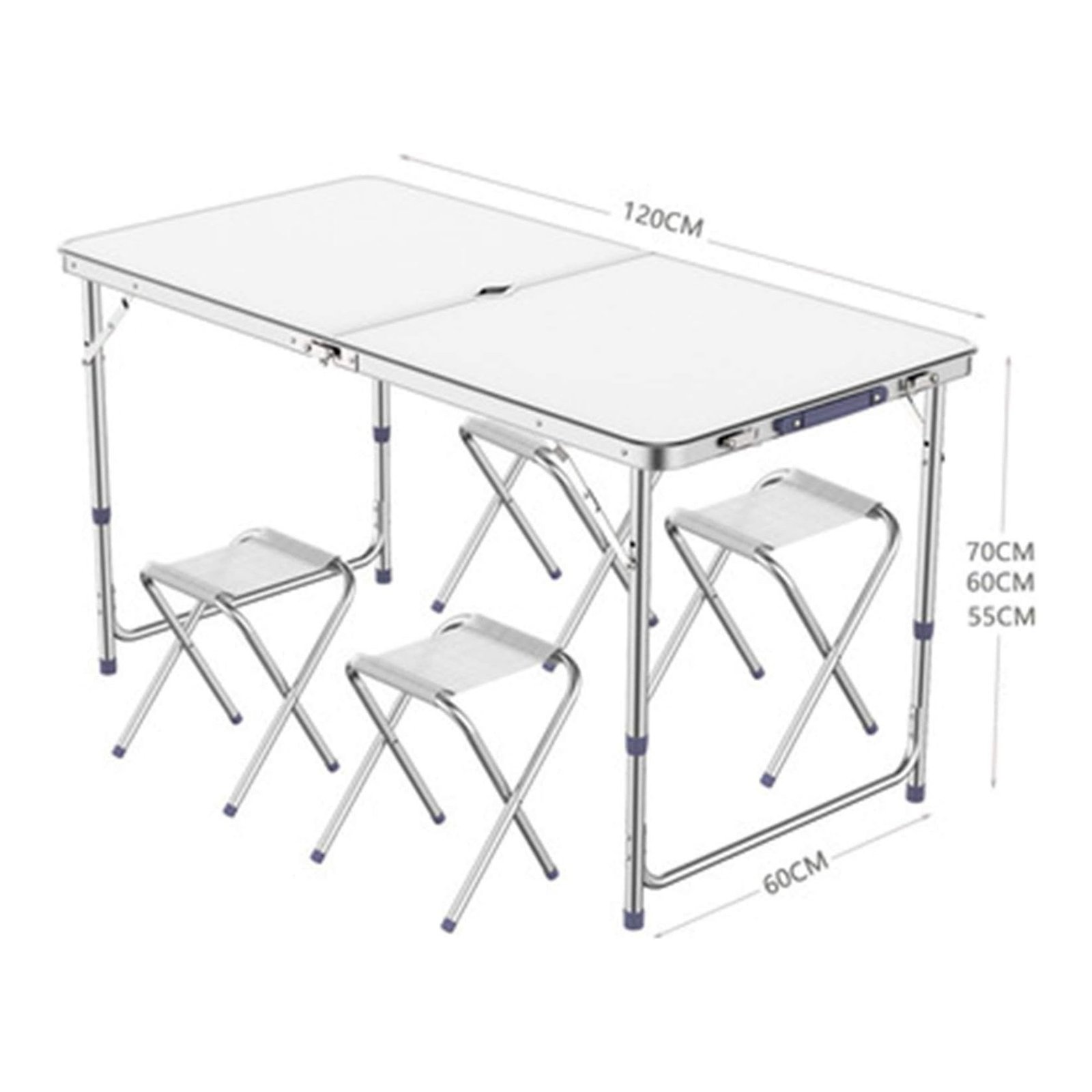 • مجموعة طاولة تخييم قابلة للطي مع كراسي - Image 2