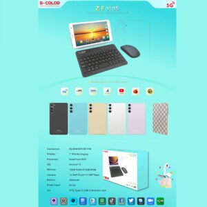 تابلت بكيبورد و ماوس بلوتوث ( ضمان 6 اشهر ) + طاولة لابتوب قابلة للطي + مجموعة هدايا