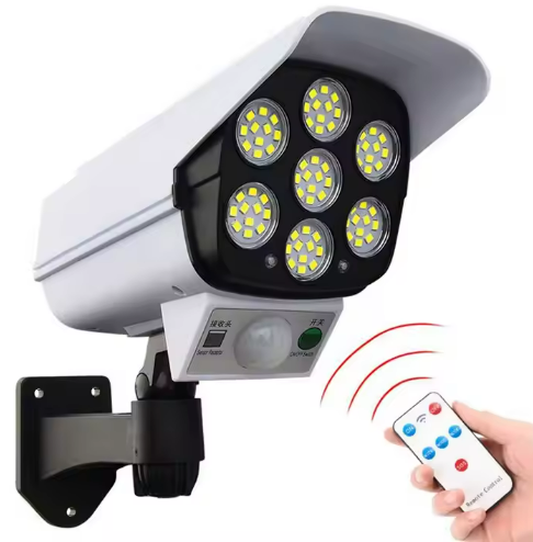 عرض حبة + حبة هدية مصباح على شكل كاميرا بالطاقة الشمسية مقاوم للماء