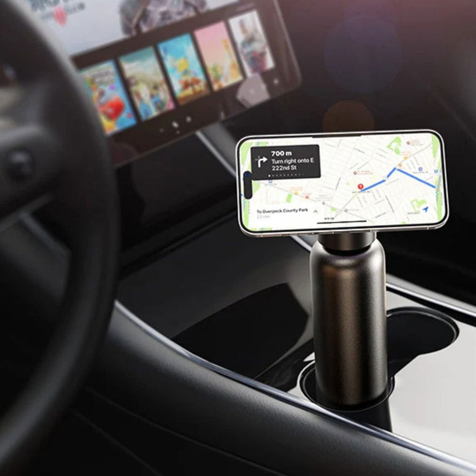 زجاجة مياه بحامل جوال مغناطيسي - Image 8