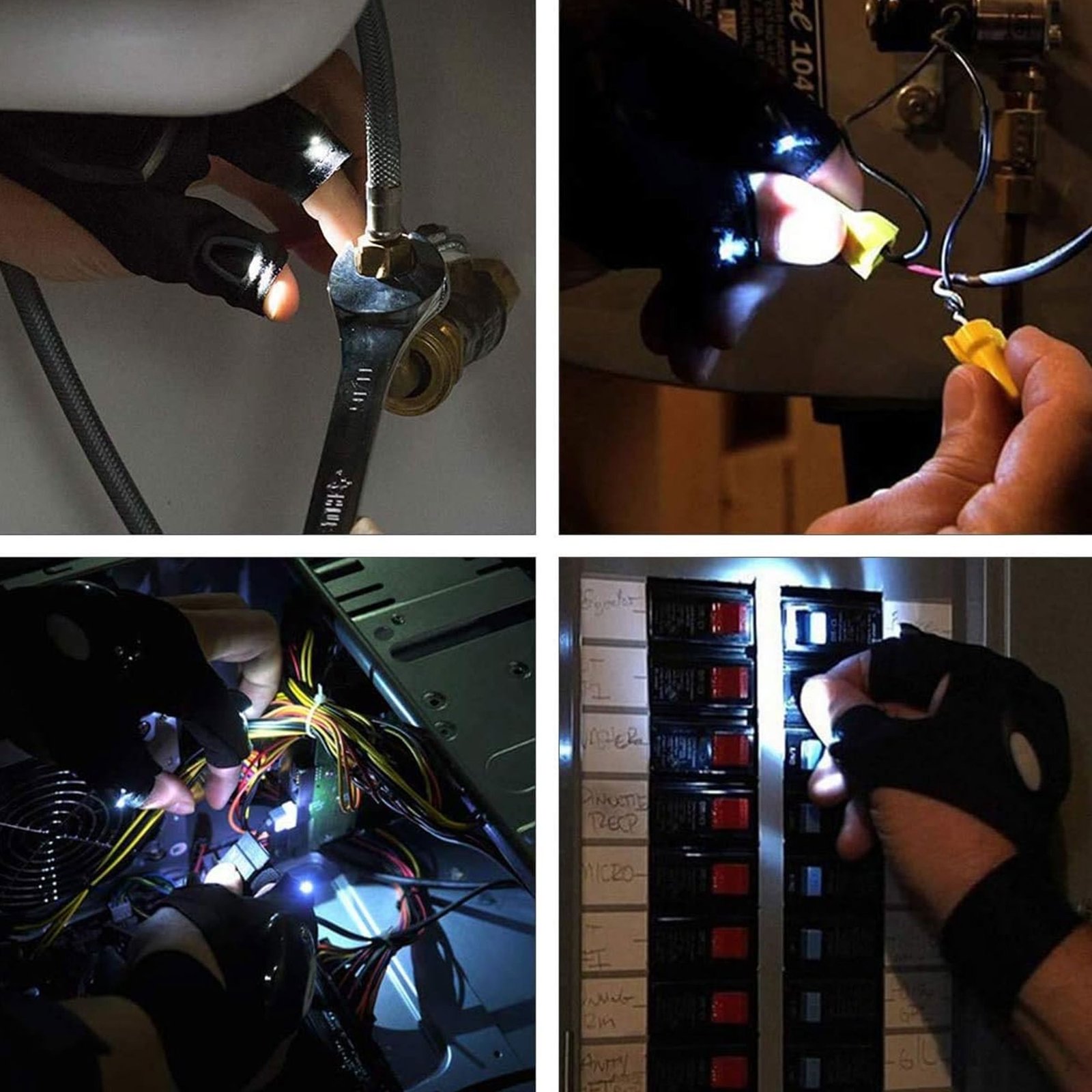 • قفاز ضوء للتخييم التنزه العمل - Image 2