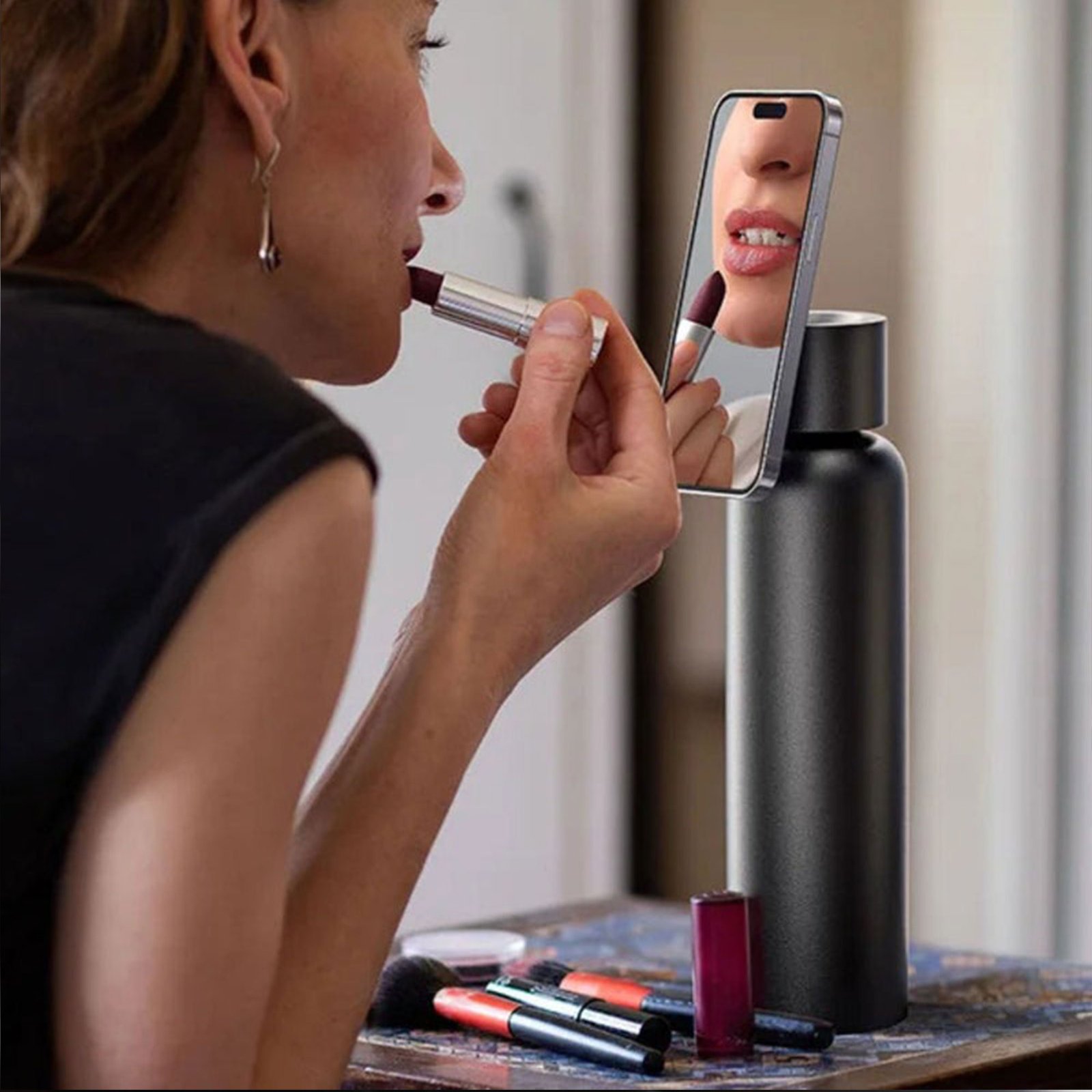 زجاجة مياه بحامل جوال مغناطيسي - Image 7