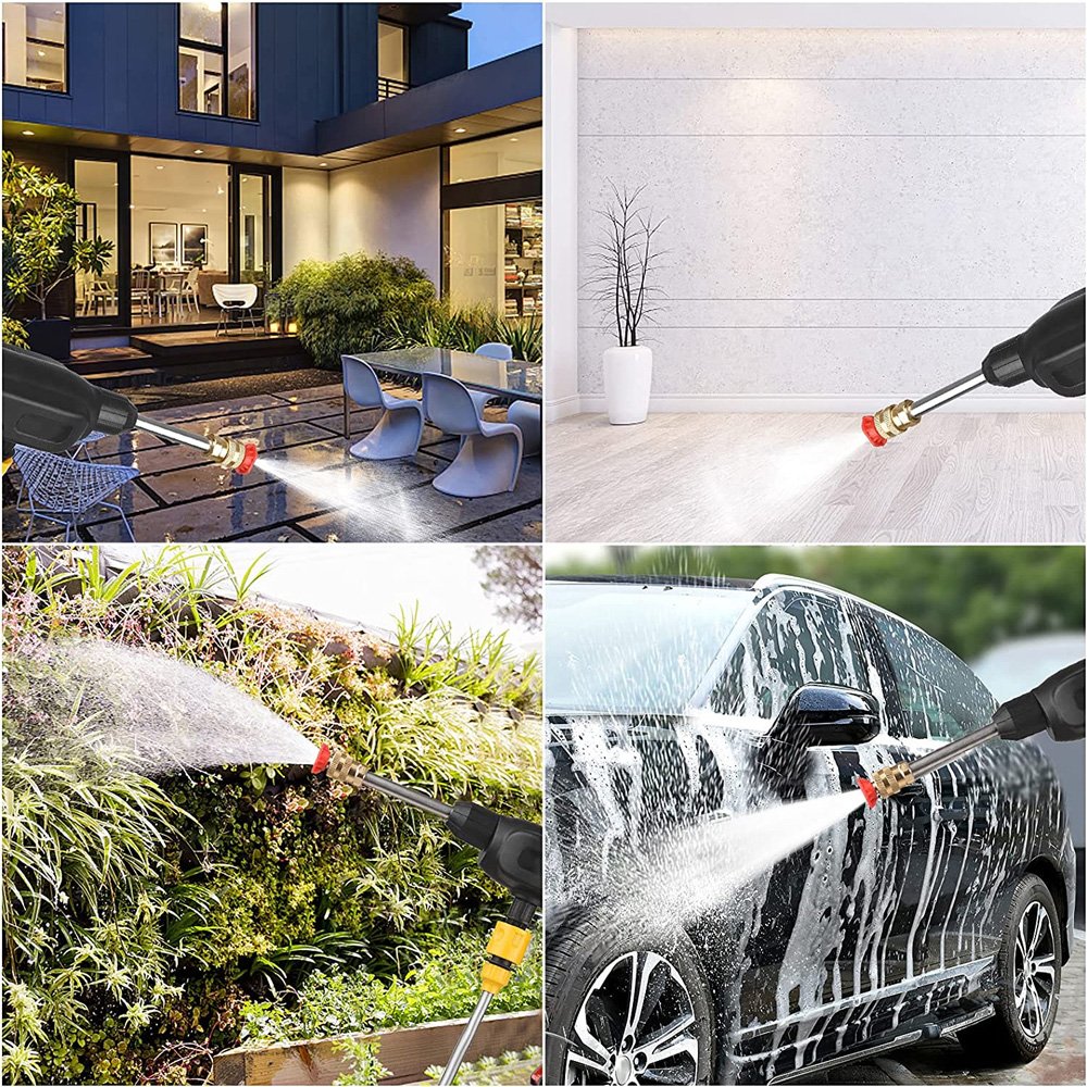 • مضخة فوم بقوة 400 واط وبطارية 8000 مللي أمبير بضمان عام - Image 4