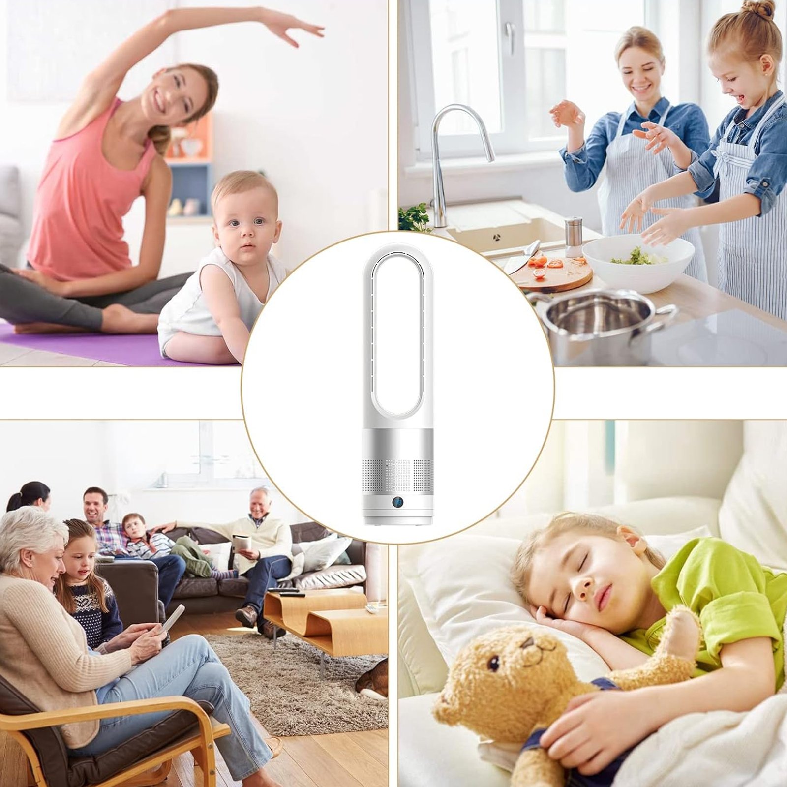 مروحة ومنقي هواء بدون شفرات - Image 4