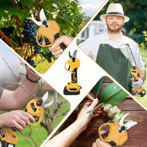 • مقص الأشجار الكهربائي من Denx بضمان عامين