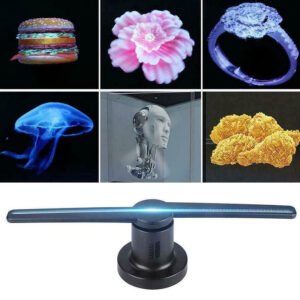 مروحة مضيئة لعرض المجسمات والصور ثلاثية الابعاد