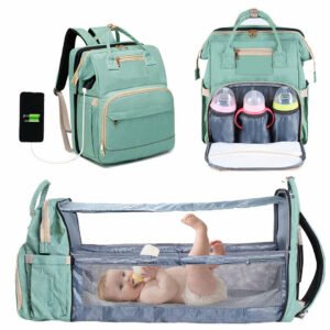 حقيبة الامهات بسرير