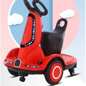 •  سيارة كهربائية للأطفال بمحرك 380 واط   أحمر