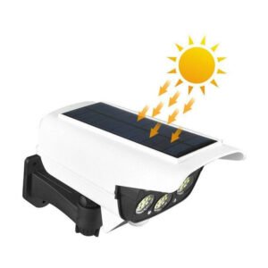 • ثلاث حبات مصابيح على شكل كاميرا لحماية المنزل والعمل