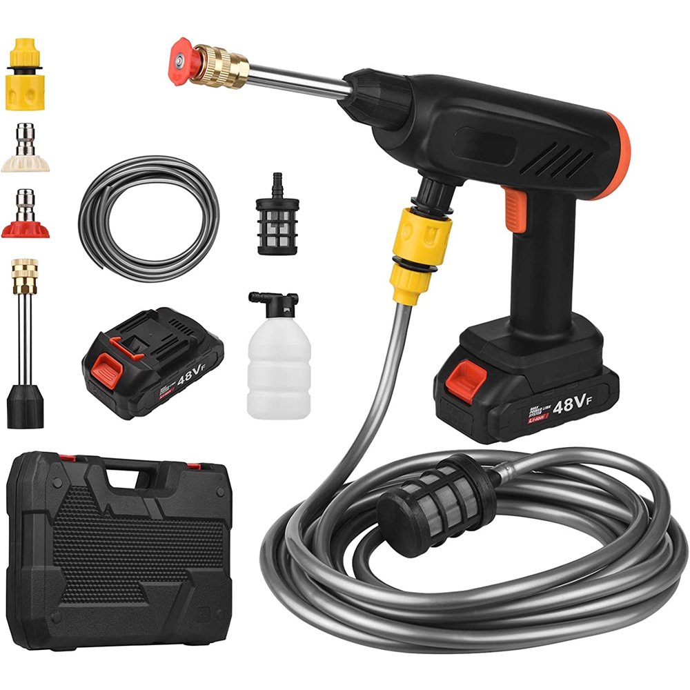 • مضخة فوم بقوة 400 واط وبطارية 8000 مللي أمبير بضمان عام - Image 3